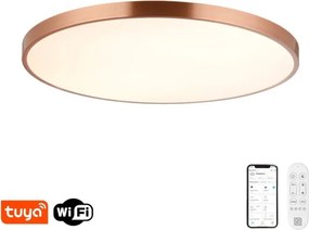 Immax NEO 07324L-LED plafonieră dimmabilă SEMPLICI 128W/230V diametru 100 cm Wi-Fi Tuya auriu+telecomandă