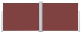 Copertina laterala retractabila, maro, 140 x 1000 cm Maro, 140 x 1000 cm