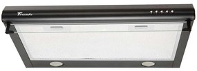 Hota traditionala Tornado Bona 20 (50) LED, 2 motoare, latime 50 cm, absorbtie 560 m3/ora, filtru anti-grasimi aluminiu 5 straturi, Negru