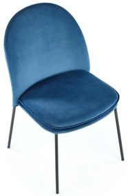 Scaun de bucaterie Ulric, albastru/negru