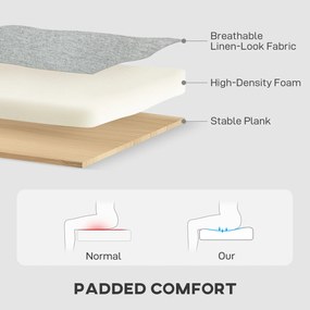 HOMCOM Canapea Extensibilă 3 Locuri cu Spațiu de Depozitare, 197x129x85 cm, Gri și Negru | Aosom Romania