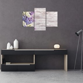 Tablou - Liliac pe lemn (90x60 cm)