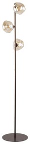 Lampă de podea LAVA 3xG9/8W/230V bronz/bej fumuriu