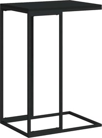 vidaXL Masă laterală, negru, 40x30x59 cm, lemn compozit