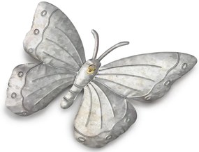 Decoratiune de perete din metal fluture BUTTERFLY 40 cm - mai multe culori Culoare: Violet