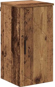 vidaXL Dulap de Baie Pe perete cu ușă Lemn Vechi 30 x 31,5 x 61 cm