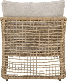 Fotoliu de grădină din polirattan cu perne incluse, L75×H70×W72 cm, „Penzano", Bloomingville