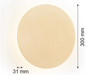 Aplică LED OREGON PLUS LED/6W/230V 3000K 30 cm auriu Argon 8352