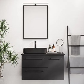 Oglindă de baie BATH DELUXE 01-060-05-02-00 BORGSTED 60x80 cm negru