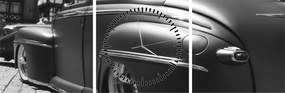 Tablou - Ford 1948 (cu ceas) (90x30 cm)