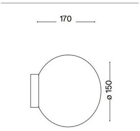 Ideal lux - Corp de iluminat perete 1xG9/15W/230V
