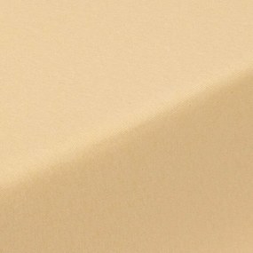 decoDoma Cearşaf cu elastic jersey EXCLUSIVE galben 180 x 200 cm