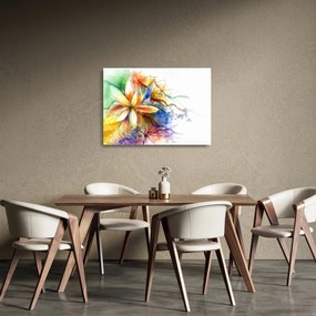Tablou pe sticlă - Floare (70x50 cm)