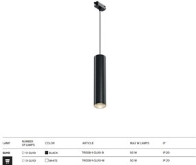 Pendul, accesoriu pentru sinele monofazate Unity, Focus Mini alb