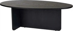 Masuta cafea ORBA, negru, PAL, 120x65x40 cm