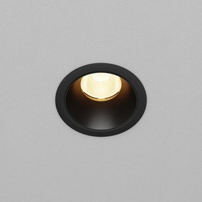 Spot incastrabil LED Dip negru 3000K 10W