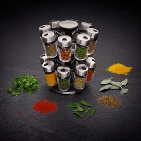 Cole&Mason MASTER - Suport rotativ cu 17 recipiente pentru condimente