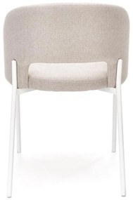 Scaun de bucaterie Selah, bej/alb