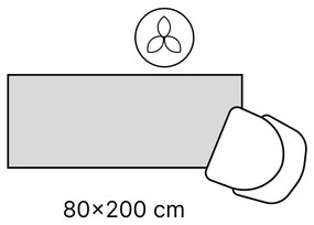 Covor tip traversă crem-fildeș țesut manual din amestesc de lână 80x200 cm Majoli – Elle Decoration