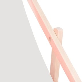 Șezlong de grădină gri/fag