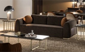 Canapea lemn masiv Maura, 260 × 73 × 105 cm