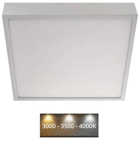 Plafonieră LED/28,5W/230V 3000/3500/4000K 30x30 cm albă