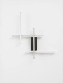 Aplica de perete LED design modern APECHO negru, auriu