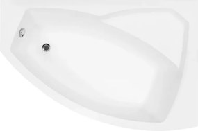 Cada asimetrica Besco Rima 160x100 cm montaj dreapta