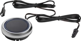 Întrerupător dimabil Ring GTV pentru bandă LED, 36-72W, 12-24V, IP20, negru, cablu 2 m 72 W, 24 V, 2 m, Negru, Plastic