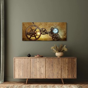 Tablou cu aparatele istorice ale ceasurilor (120x50 cm)