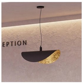 Lustră pe cablu Eglo 390429 SACEDA 1xE27/40W/230V 80 cm negru/auriu