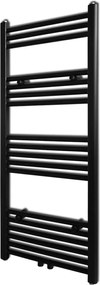 vidaXL Radiator port-prosop încălzire centrală baie drept negru 500 x 1160 mm