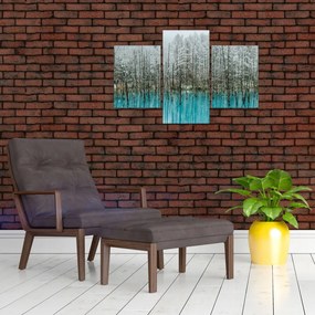 Tablou - Pescărie turcoaz, Biei, Japonia (90x60 cm)