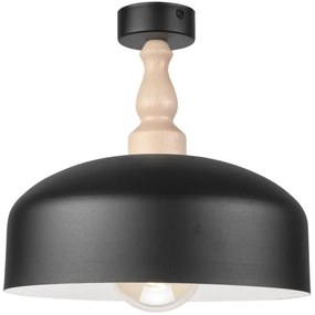 Lustră aplicată RINA 1xE27/15W/230V negru