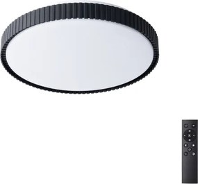 Brilagi - Plafonieră LED dimerizabilă CORVO LED/72W/230V 3000-6000K neagră Ø50 cm + telecomandă