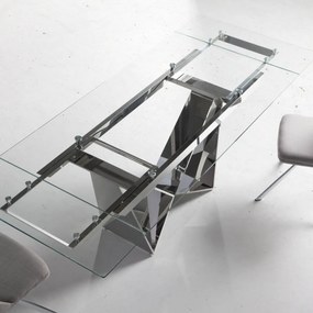 Masa dining extensibila design ultra-modern Sonia, 160-220x90cm AC-CT2302