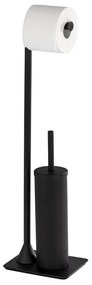 WENKO 23710100 - Perie WC HELLA, 15 x 69 cm, neagră