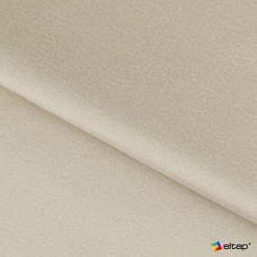 Pat matrimonial bej tapițat cu spațiu de depozitare cu somieră 180x200 cm Lamica – ELTAP