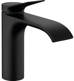 Baterie lavoar baie negru mat, cu ventil inclus Hansgrohe Vivenis 110, CoolStart Negru mat