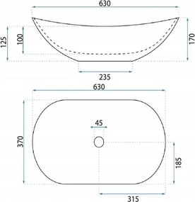Lavoar pe blat Basaro Westa alb
