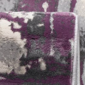 200x300 cm Covor Fusion, Premium, Culoare Mov/Lila, Pentru Living/Hol/Dormitor, Modern, 70% Polyester / 30% Polipropilenă