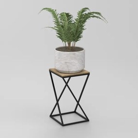 Suport de flori 40x24 cm negru