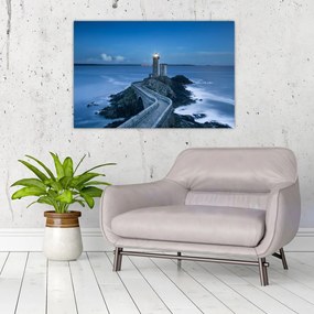 Tablou cu far și marea (90x60 cm)