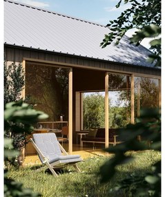 Fotoliu pliabil Karup Design Boogie Raw/Clay Brown