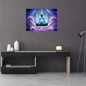 Tablou pe sticlă - Meditație (70x50 cm)