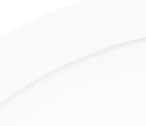 Lampă de plafon alb 40 cm incl. LED reglabil în 3 trepte IP44 - Steve