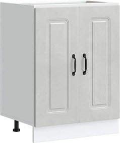 vidaXL Dulap de bază pentru chiuvetă „Kalmar” Beton Gri Lemn prelucrat