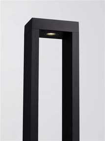 Stalp exterior LED 3000K IP65 DOLIX negru, H-60cm