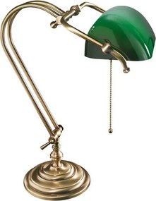 Lampa de birou din alama design clasic Banker