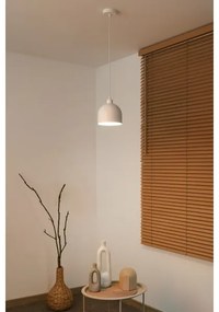 Duolla - Pendul pe cablu IRONLINE, 1x E27/15W/230V, Ø 17 cm, alb